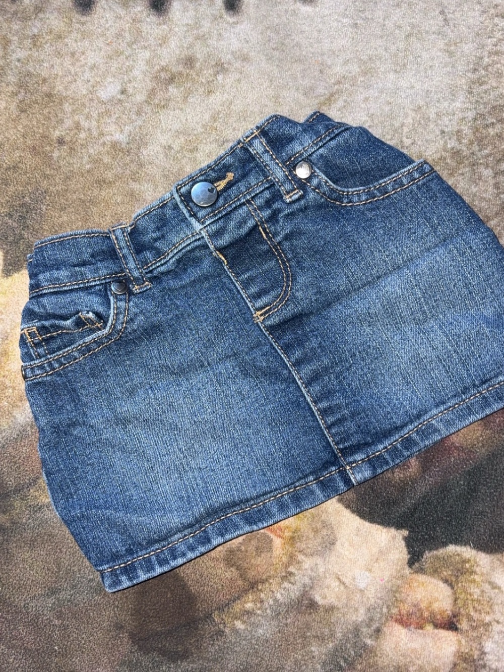 Carter's Dark Blue Denim Skort
